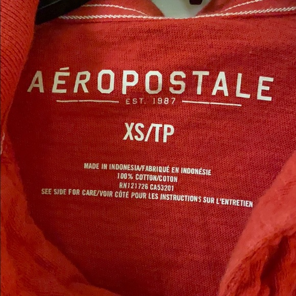 Aeropostale Boys Red Polo - Picture 3 of 6